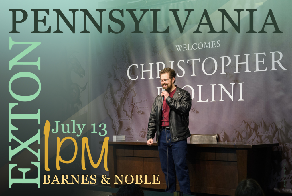 Christopher Paolini Is Coming To Exton Pa Paolini Net