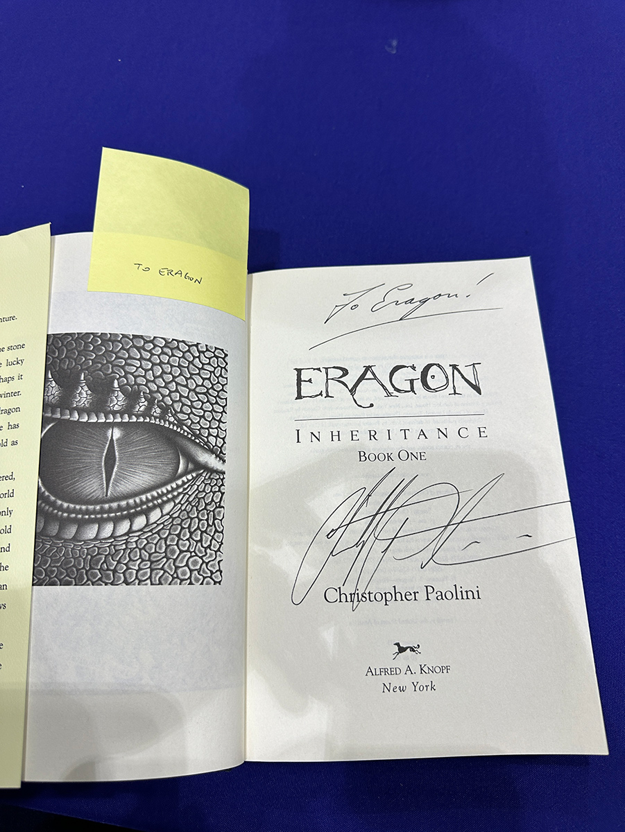 October 21, Tustin CA
Christopher Paolini Murtagh Tour